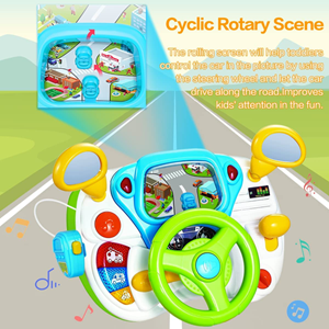 اسباب بازی آموزشی فرمان کودک Fisca Toddler Steering Wheel مدل 1712B -اسباب بازی